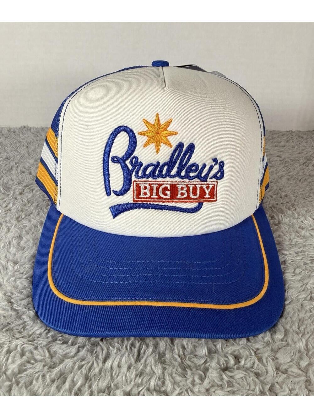 NWT Stranger Things Bradleys Big Buy Trucker Hat Retro 80's Mesh Snapback